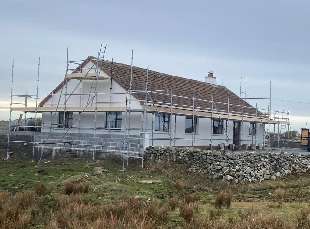 Existing house at pre-renovation stage